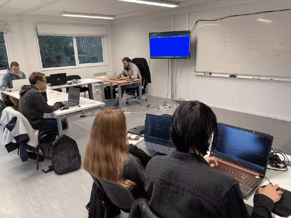 Salle de cours de l'institut